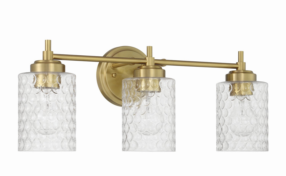Craftmade - 60503-SB - Three Light Vanity - Claire - Satin Brass