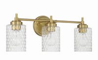 Craftmade - 60503-SB - Three Light Vanity - Claire - Satin Brass