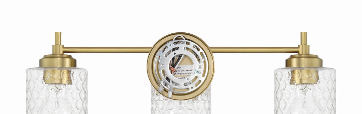 Craftmade - 60503-SB - Three Light Vanity - Claire - Satin Brass
