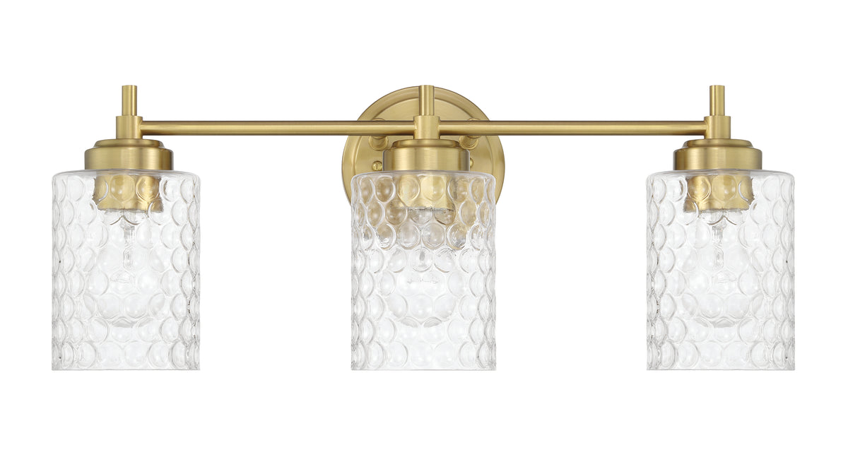 Craftmade - 60503-SB - Three Light Vanity - Claire - Satin Brass