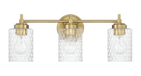 Craftmade - 60503-SB - Three Light Vanity - Claire - Satin Brass