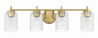 Craftmade - 60504-SB - Four Light Vanity - Claire - Satin Brass