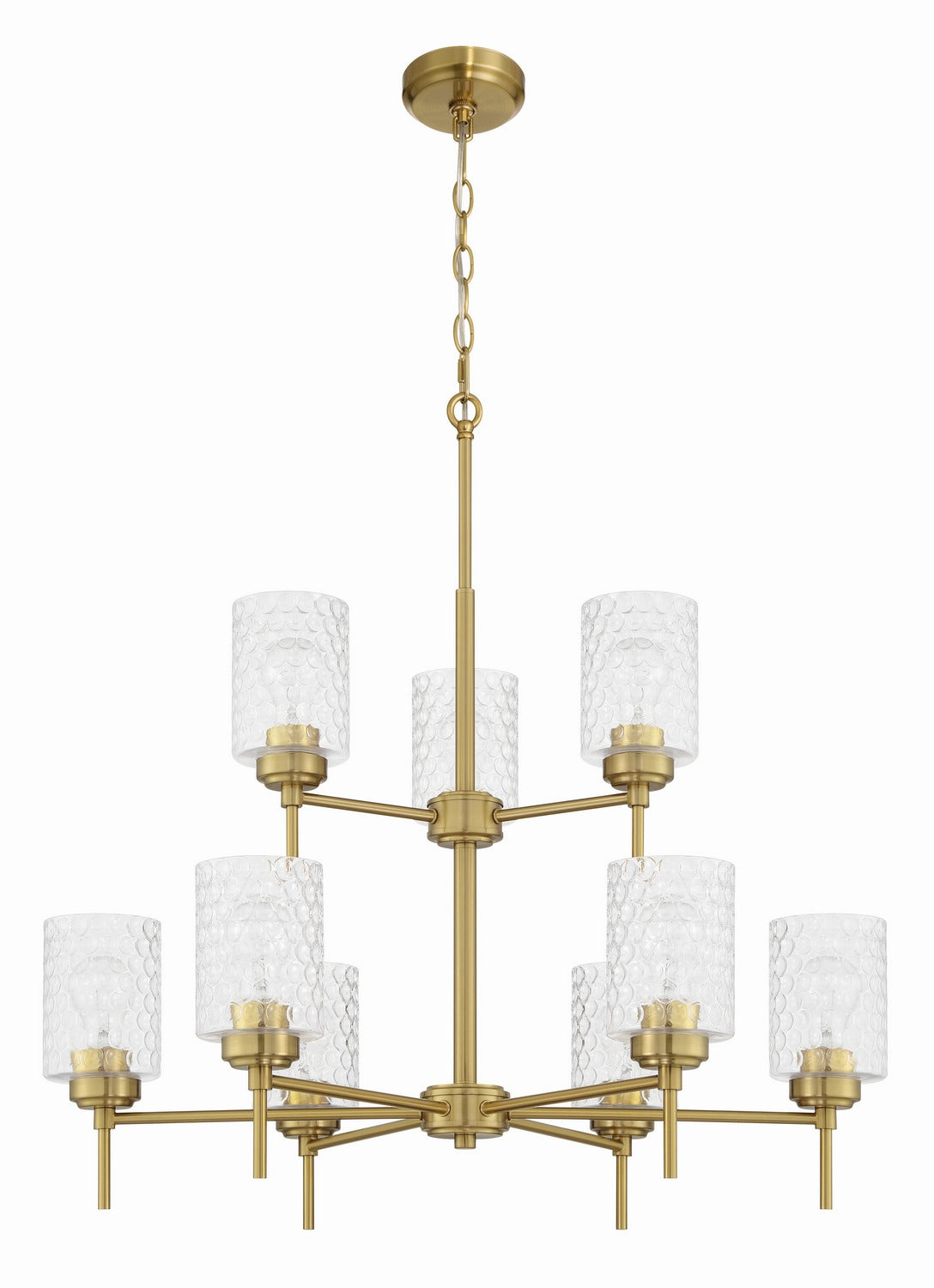 Craftmade - 60529-SB - Nine Light Chandelier - Claire - Satin Brass