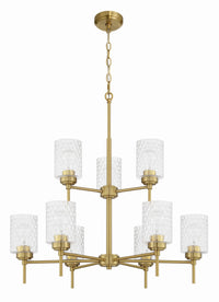 Craftmade - 60529-SB - Nine Light Chandelier - Claire - Satin Brass