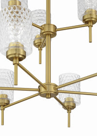 Craftmade - 60529-SB - Nine Light Chandelier - Claire - Satin Brass