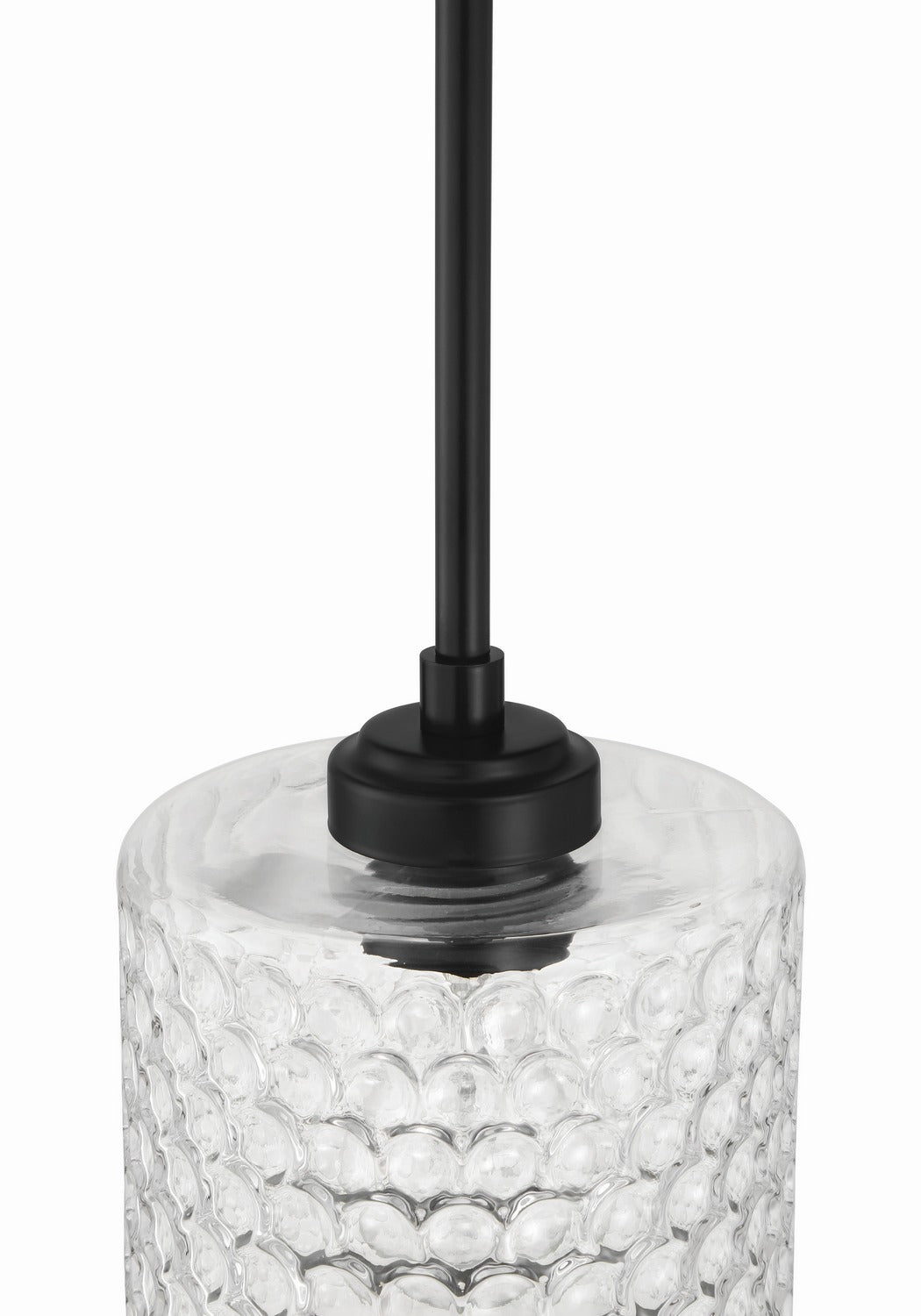 Craftmade - 60591-FB - One Light Mini Pendant - Claire - Flat Black