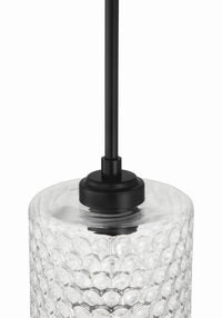 Craftmade - 60591-FB - One Light Mini Pendant - Claire - Flat Black