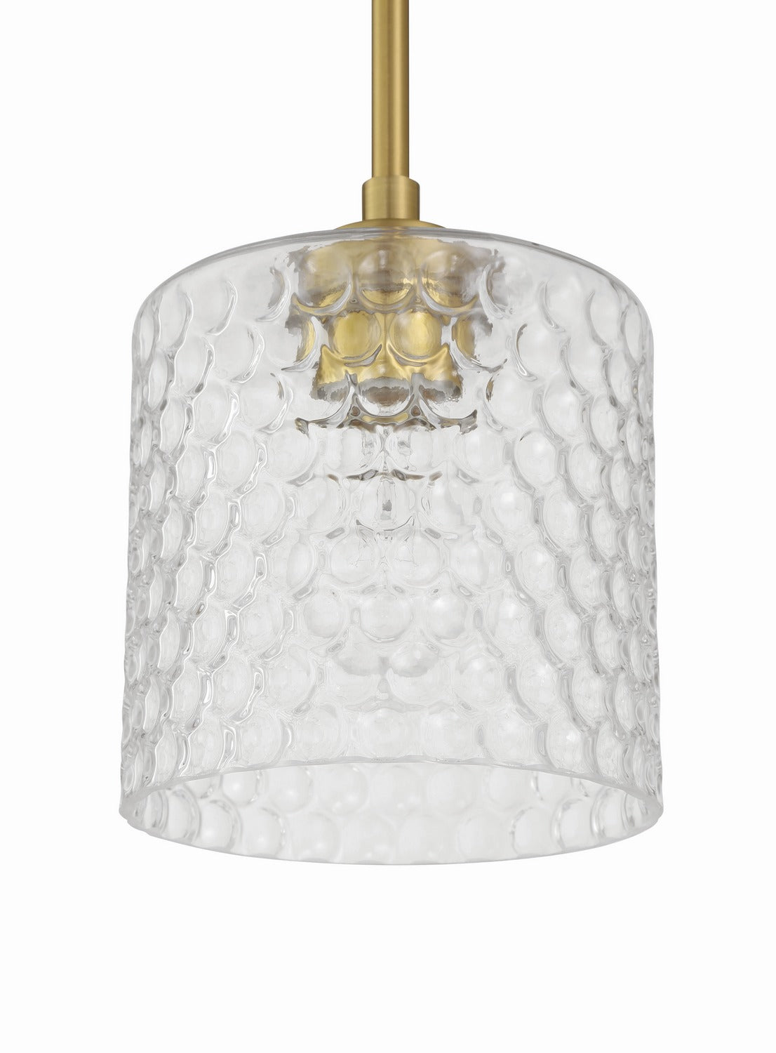 Craftmade - 60591-SB - One Light Mini Pendant - Claire - Satin Brass