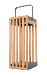 Craftmade - 86298TKTG-OTR - LED Outdoor Rechargeable Table Lamp - Teak - Teak / Textured Grey