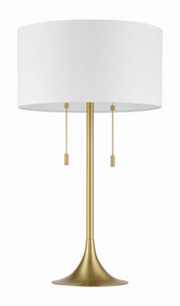 Craftmade - 87003SB-T - Two Light Table Lamp - Neely - Satin Brass