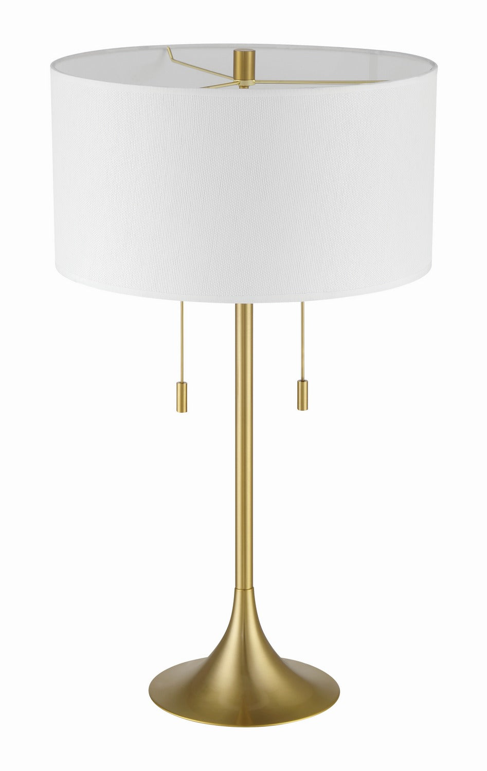 Craftmade - 87003SB-T - Two Light Table Lamp - Neely - Satin Brass