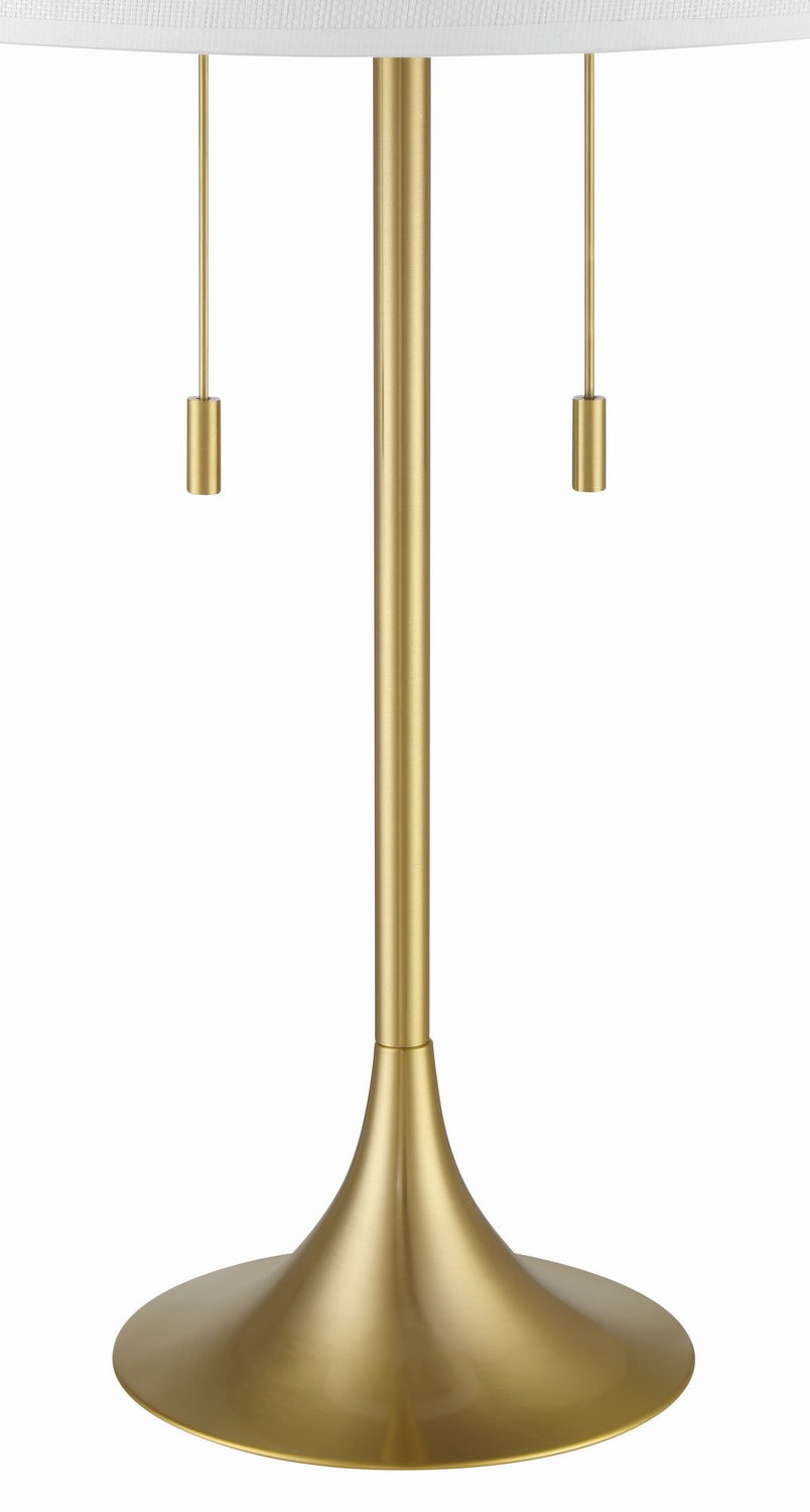 Craftmade - 87003SB-T - Two Light Table Lamp - Neely - Satin Brass