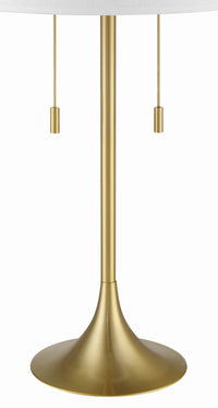 Craftmade - 87003SB-T - Two Light Table Lamp - Neely - Satin Brass