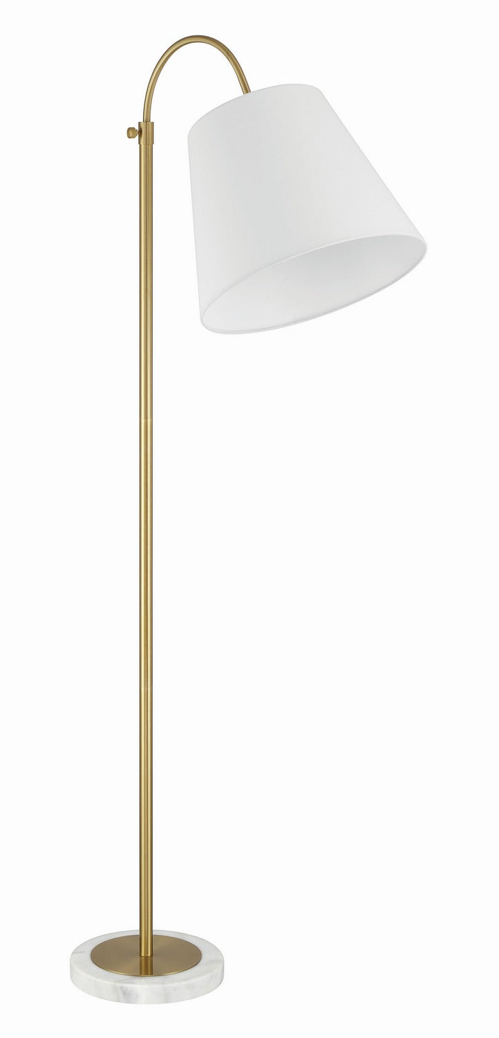 Craftmade - 87006SB-F - One Light Floor Lamp - Girard - Satin Brass