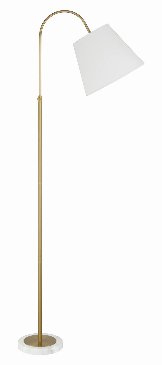Craftmade - 87006SB-F - One Light Floor Lamp - Girard - Satin Brass