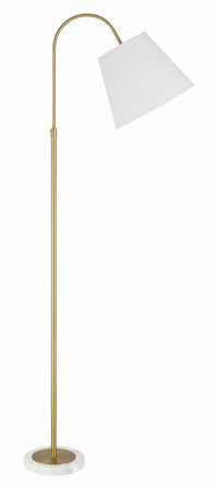 Craftmade - 87006SB-F - One Light Floor Lamp - Girard - Satin Brass