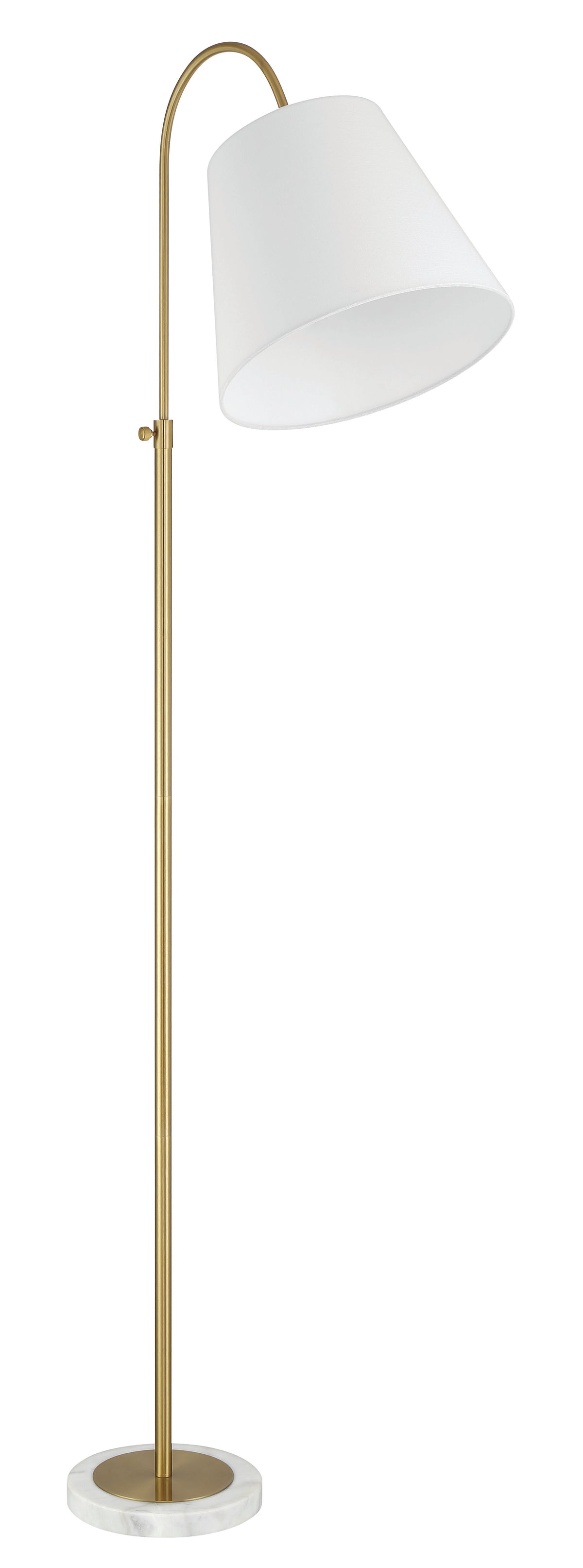 Craftmade - 87006SB-F - One Light Floor Lamp - Girard - Satin Brass