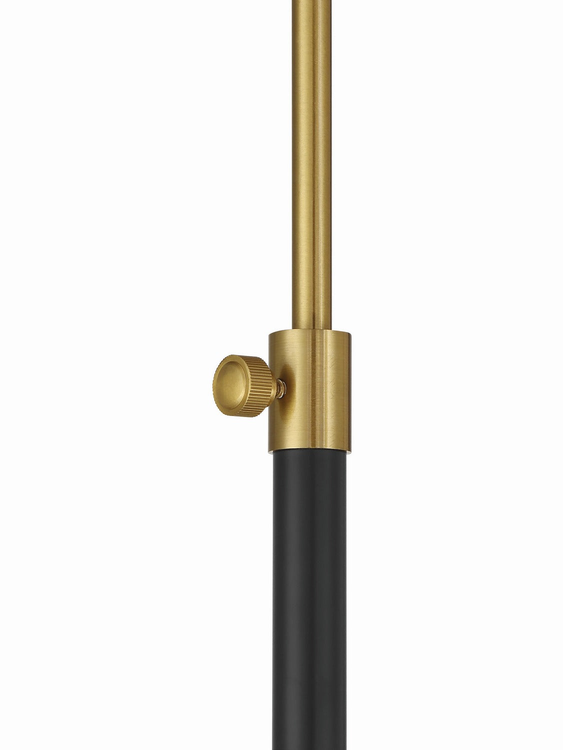 Craftmade - 87008FBSB-F - One Light Floor Lamp - Ingraham - Flat Black/Satin Brass