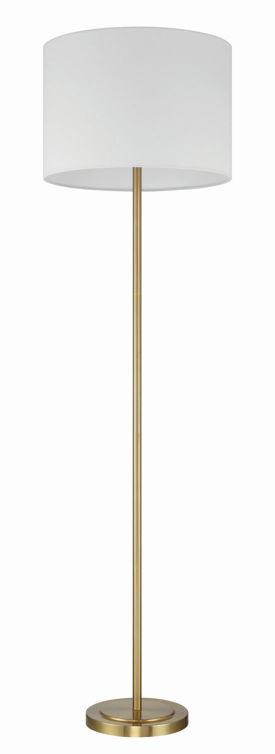 Craftmade - 87010SB-F - One Light Floor Lamp - Jones - Satin Brass
