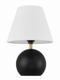 Craftmade - 87012FBSB-T - One Light Table Lamp - Olive - Flat Black/Satin Brass