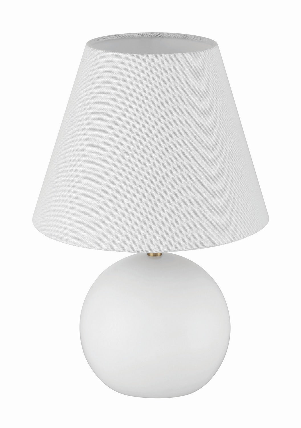 Craftmade - 87012WSB-T - One Light Table Lamp - Olive - White/Satin Brass
