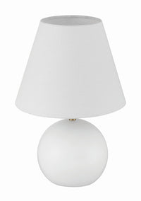 Craftmade - 87012WSB-T - One Light Table Lamp - Olive - White/Satin Brass