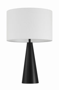 Craftmade - 87013FB-T - One Light Table Lamp - Keefer - Flat Black
