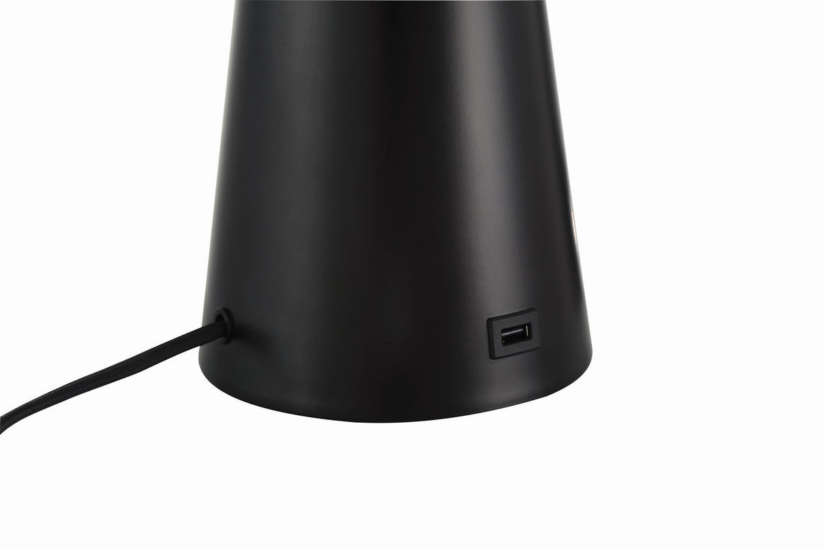 Craftmade - 87013FB-T - One Light Table Lamp - Keefer - Flat Black