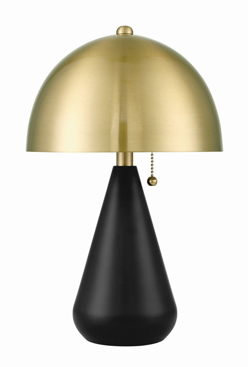 Craftmade - 87014FBSB-T - Two Light Table Lamp - Shelby - Flat Black/Satin Brass