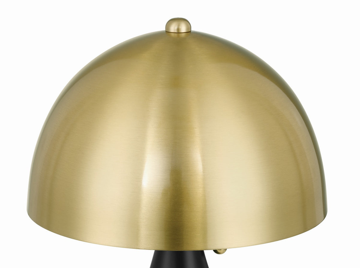 Craftmade - 87014FBSB-T - Two Light Table Lamp - Shelby - Flat Black/Satin Brass