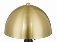 Craftmade - 87014FBSB-T - Two Light Table Lamp - Shelby - Flat Black/Satin Brass