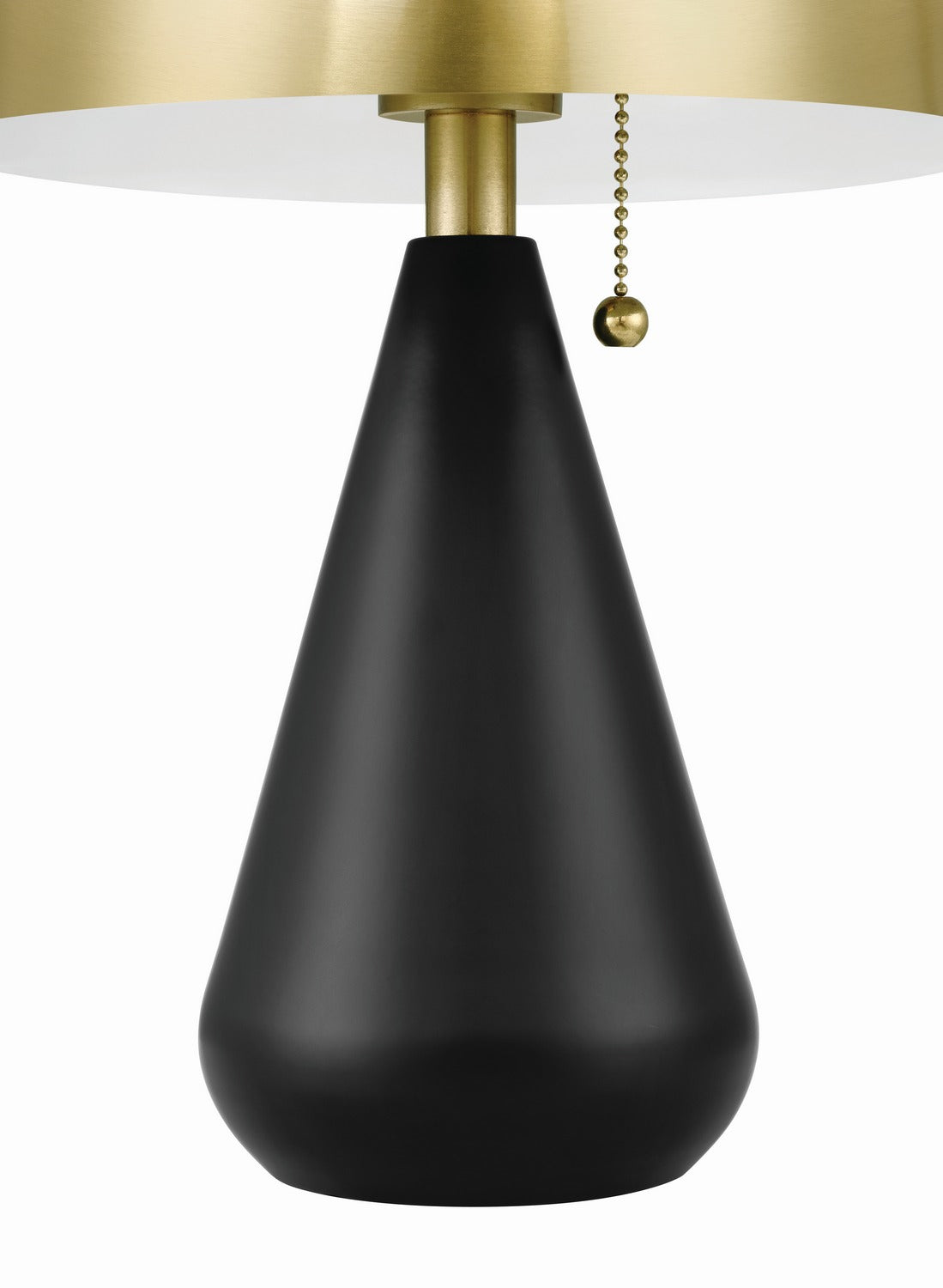 Craftmade - 87014FBSB-T - Two Light Table Lamp - Shelby - Flat Black/Satin Brass