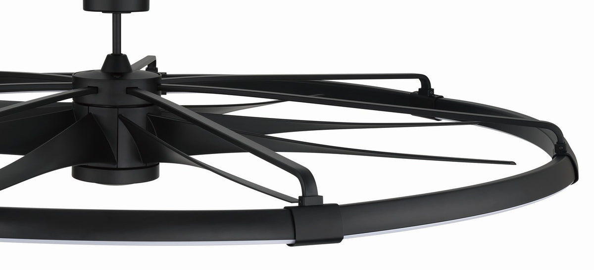 Craftmade - AXL80FB9 - 80" Ceiling Fan - Axel - Flat Black
