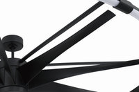 Craftmade - AXL80FB9 - 80" Ceiling Fan - Axel - Flat Black