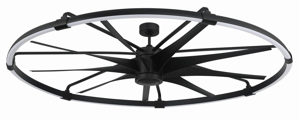 Craftmade - AXL80FB9 - 80" Ceiling Fan - Axel - Flat Black
