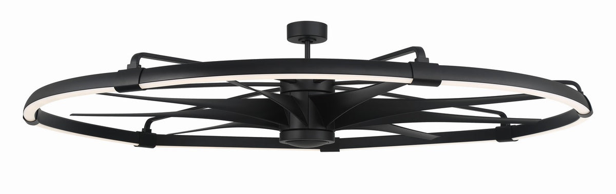 Craftmade - AXL80FB9 - 80" Ceiling Fan - Axel - Flat Black