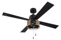 Craftmade - KNS52FB4 - 52" Ceiling Fan - Kensey - Flat Black