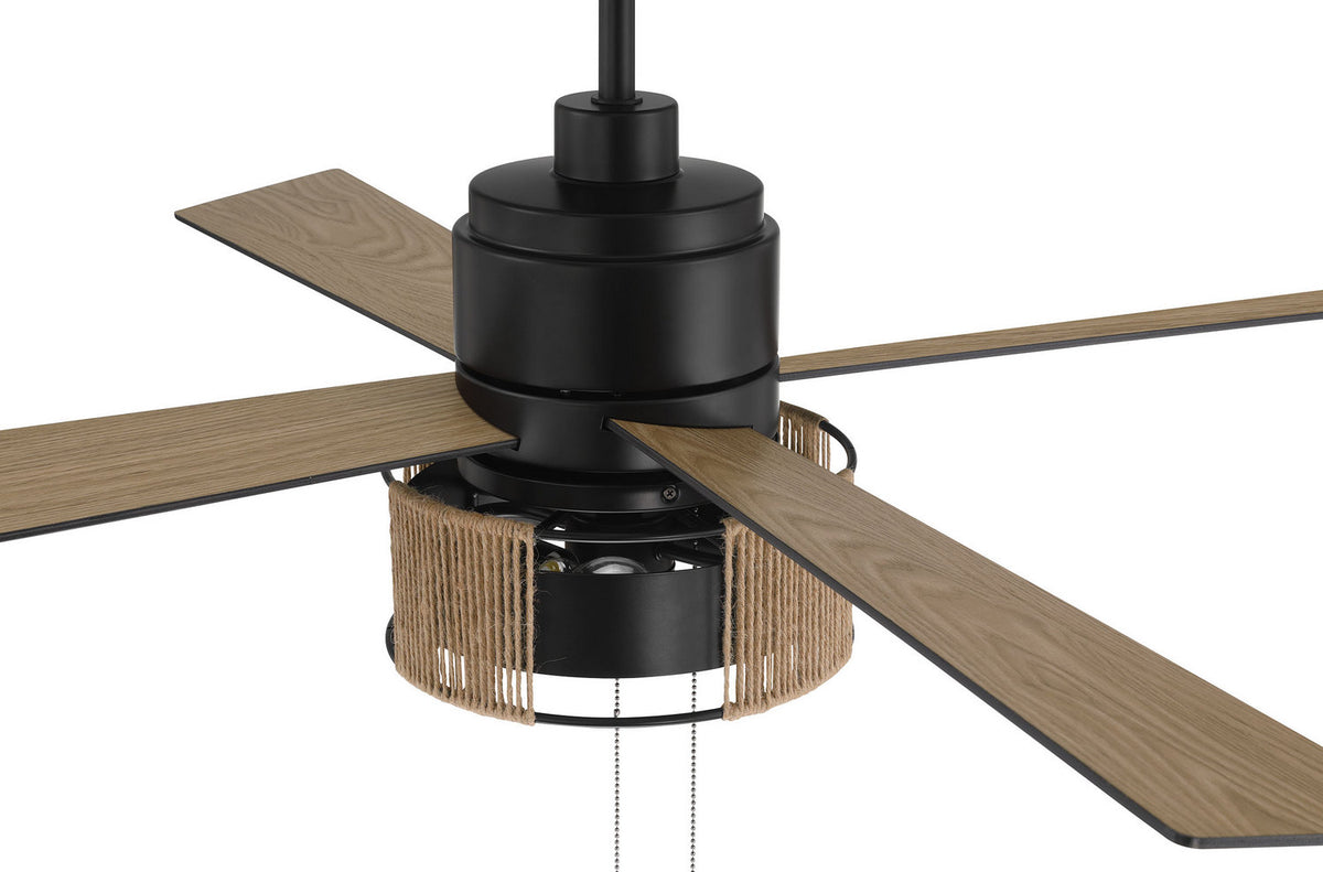 Craftmade - KNS52FB4 - 52" Ceiling Fan - Kensey - Flat Black