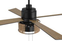 Craftmade - KNS52FB4 - 52" Ceiling Fan - Kensey - Flat Black
