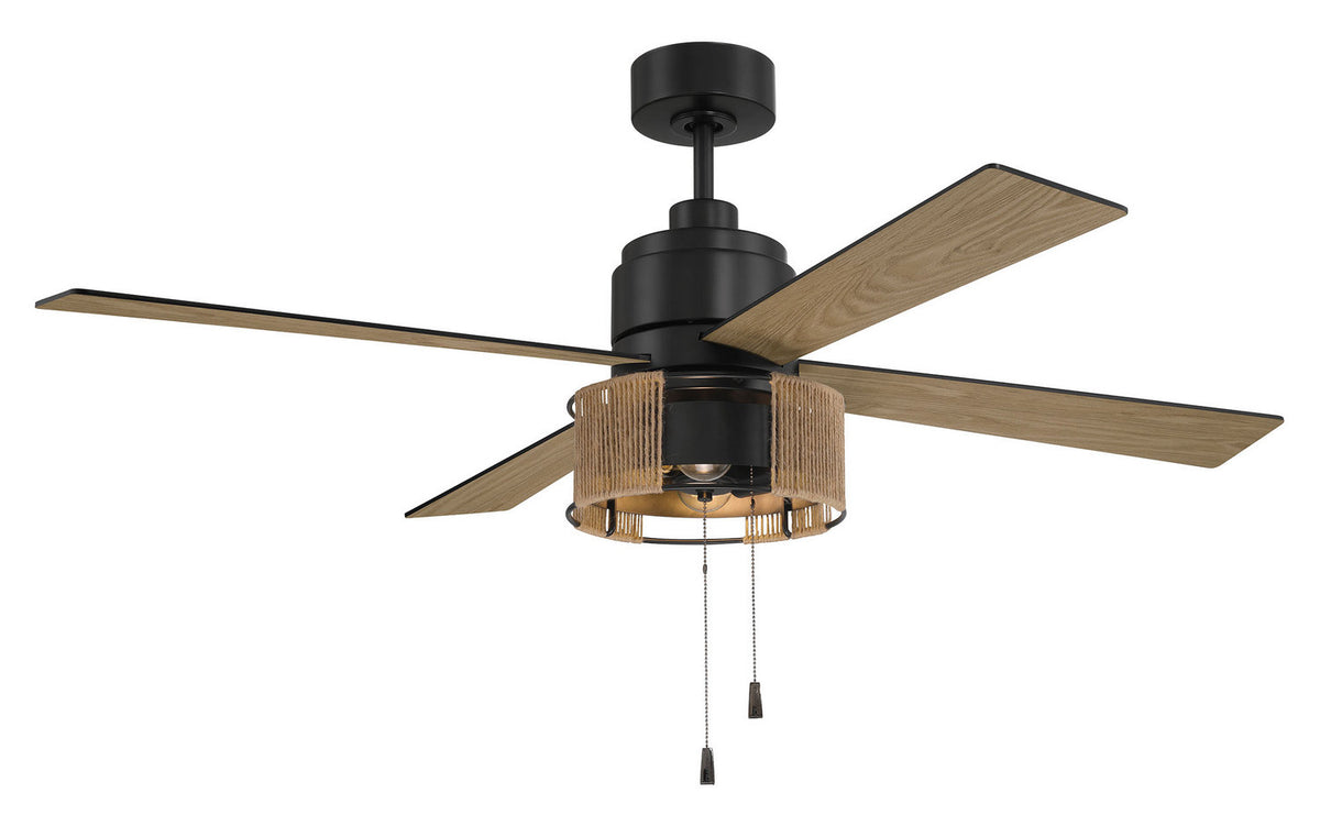 Craftmade - KNS52FB4 - 52" Ceiling Fan - Kensey - Flat Black
