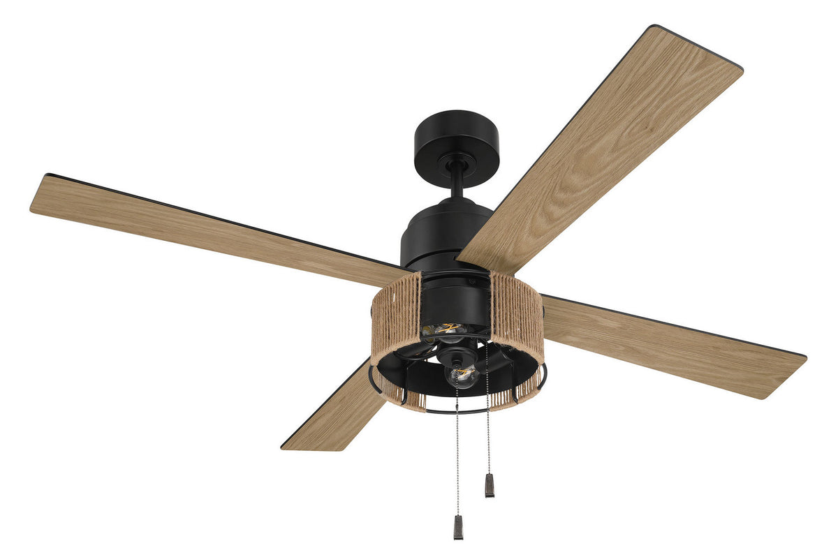Craftmade - KNS52FB4 - 52" Ceiling Fan - Kensey - Flat Black