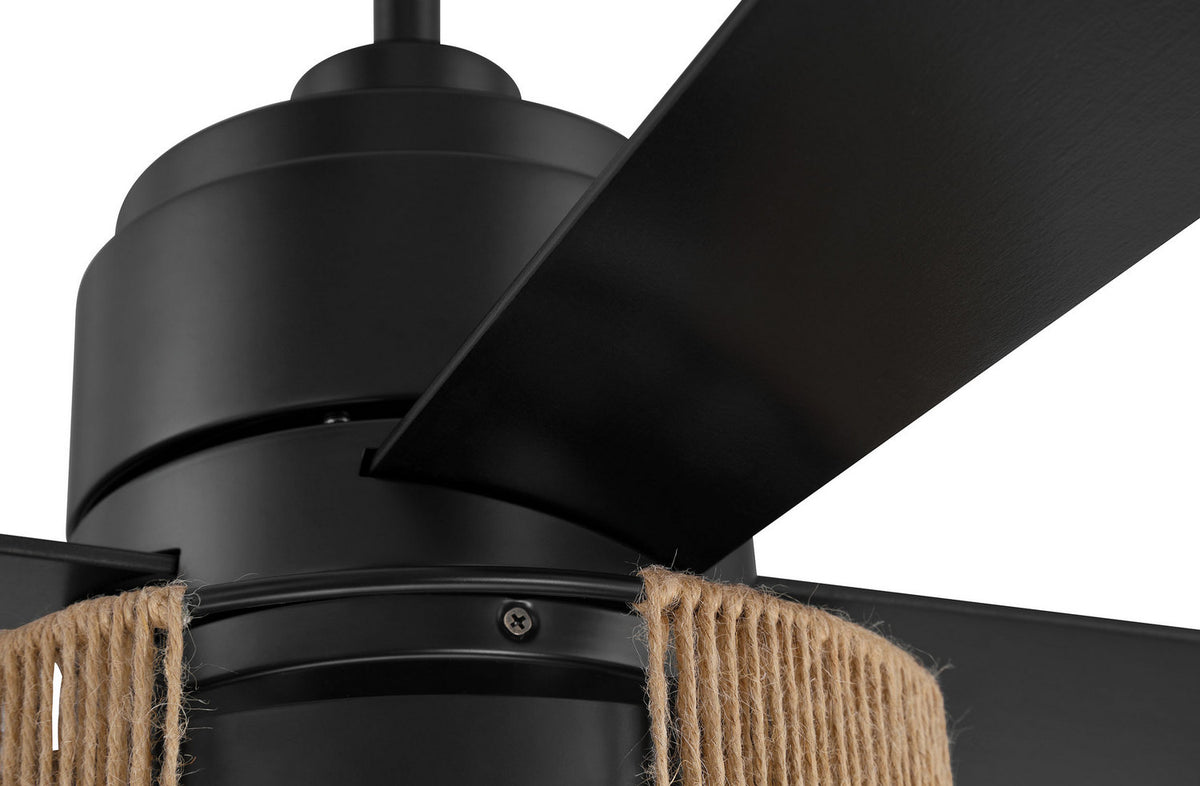 Craftmade - KNS52FB4 - 52" Ceiling Fan - Kensey - Flat Black