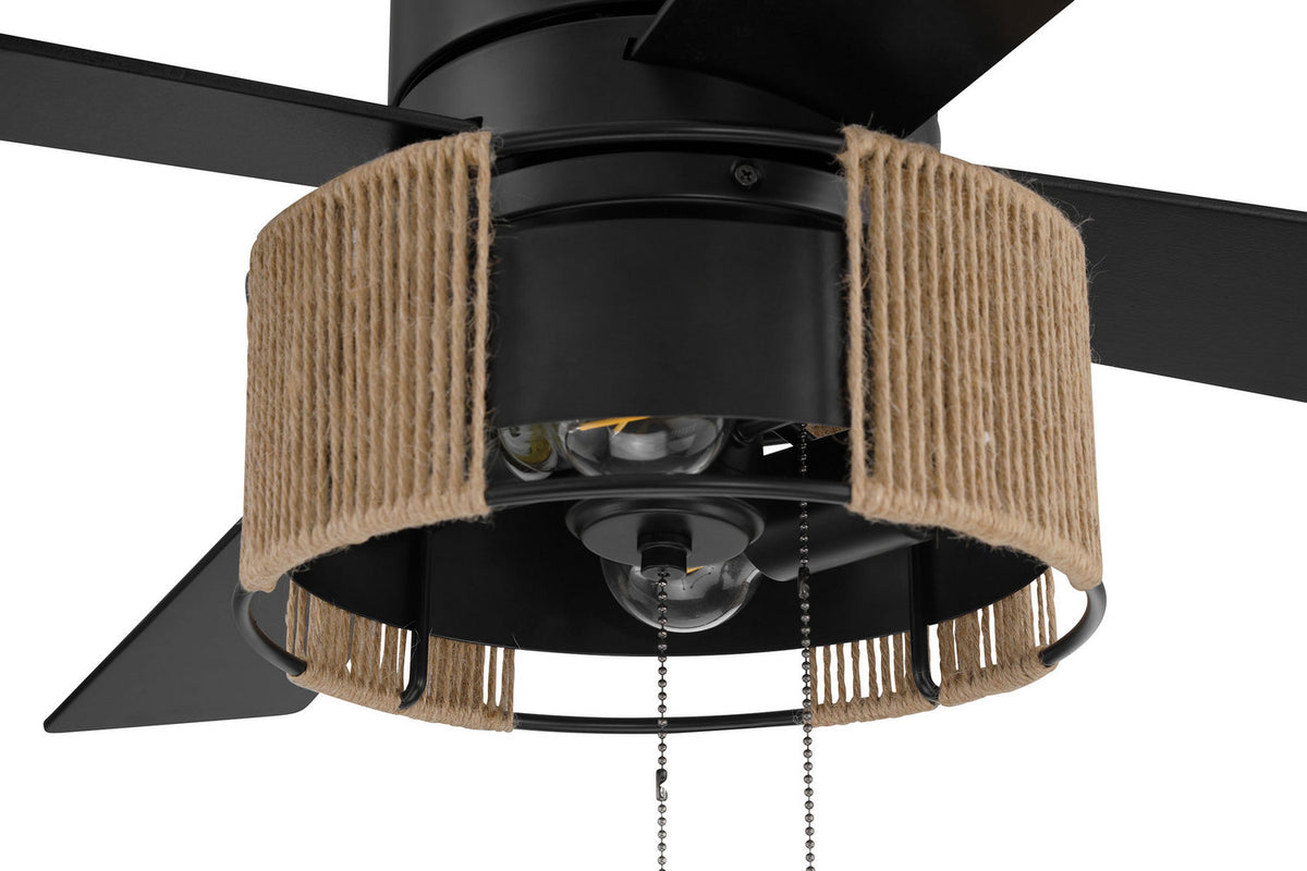 Craftmade - KNS52FB4 - 52" Ceiling Fan - Kensey - Flat Black