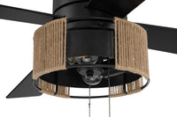 Craftmade - KNS52FB4 - 52" Ceiling Fan - Kensey - Flat Black