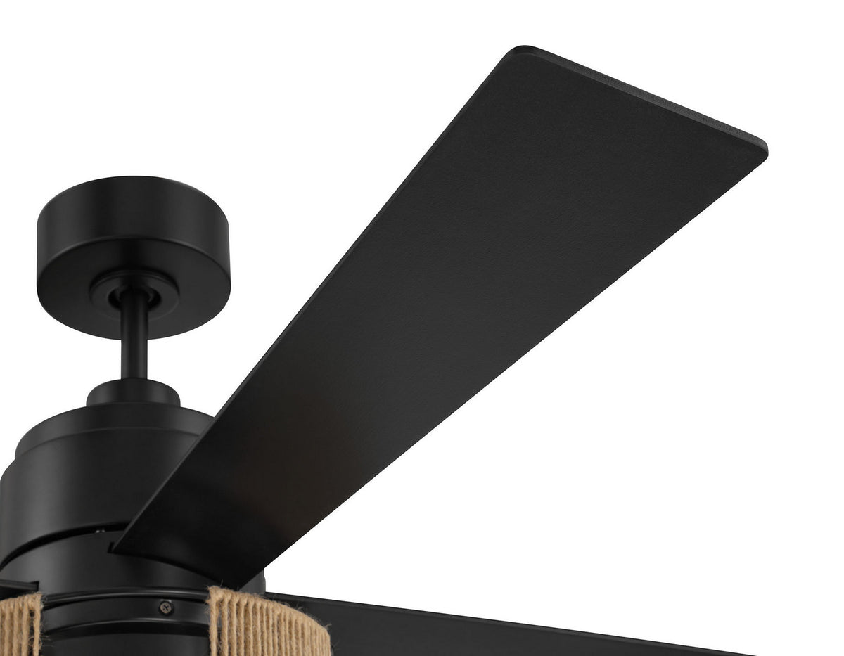 Craftmade - KNS52FB4 - 52" Ceiling Fan - Kensey - Flat Black