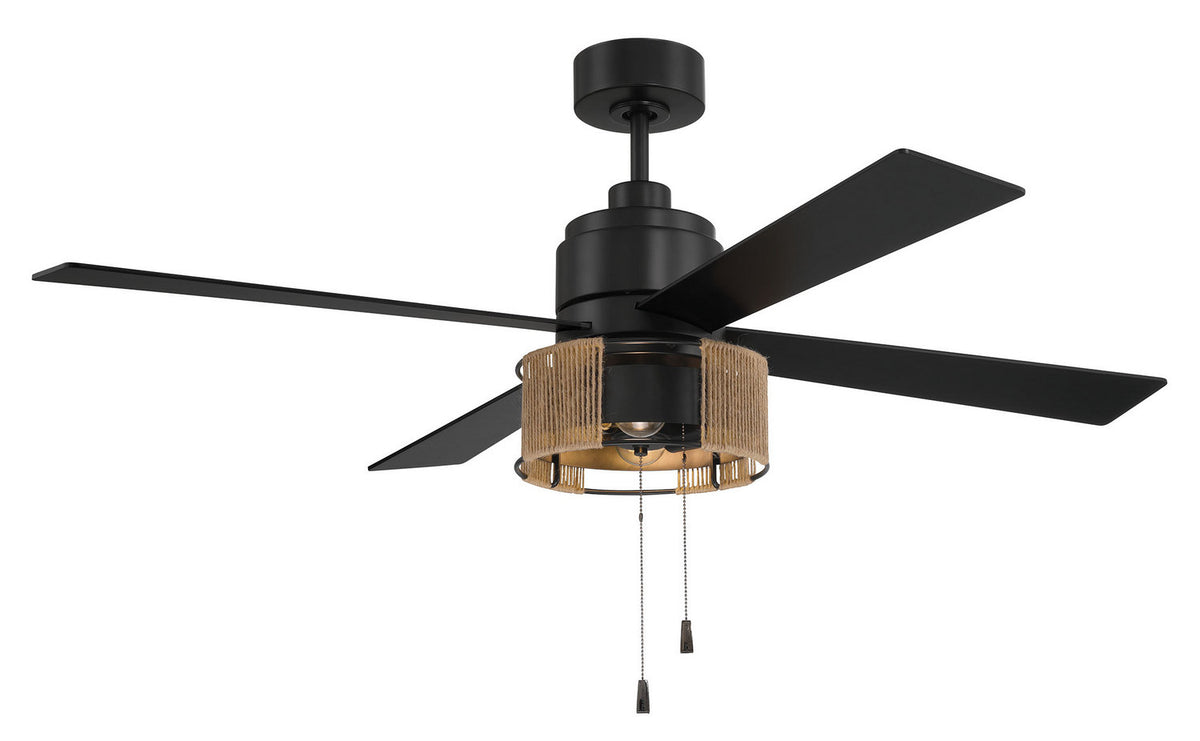 Craftmade - KNS52FB4 - 52" Ceiling Fan - Kensey - Flat Black