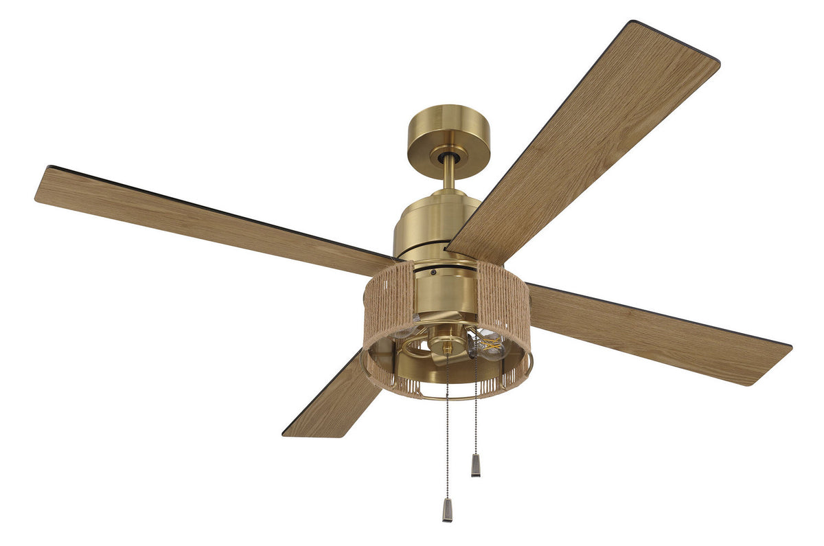 Craftmade - KNS52SB4 - 52" Ceiling Fan - Kensey - Satin Brass