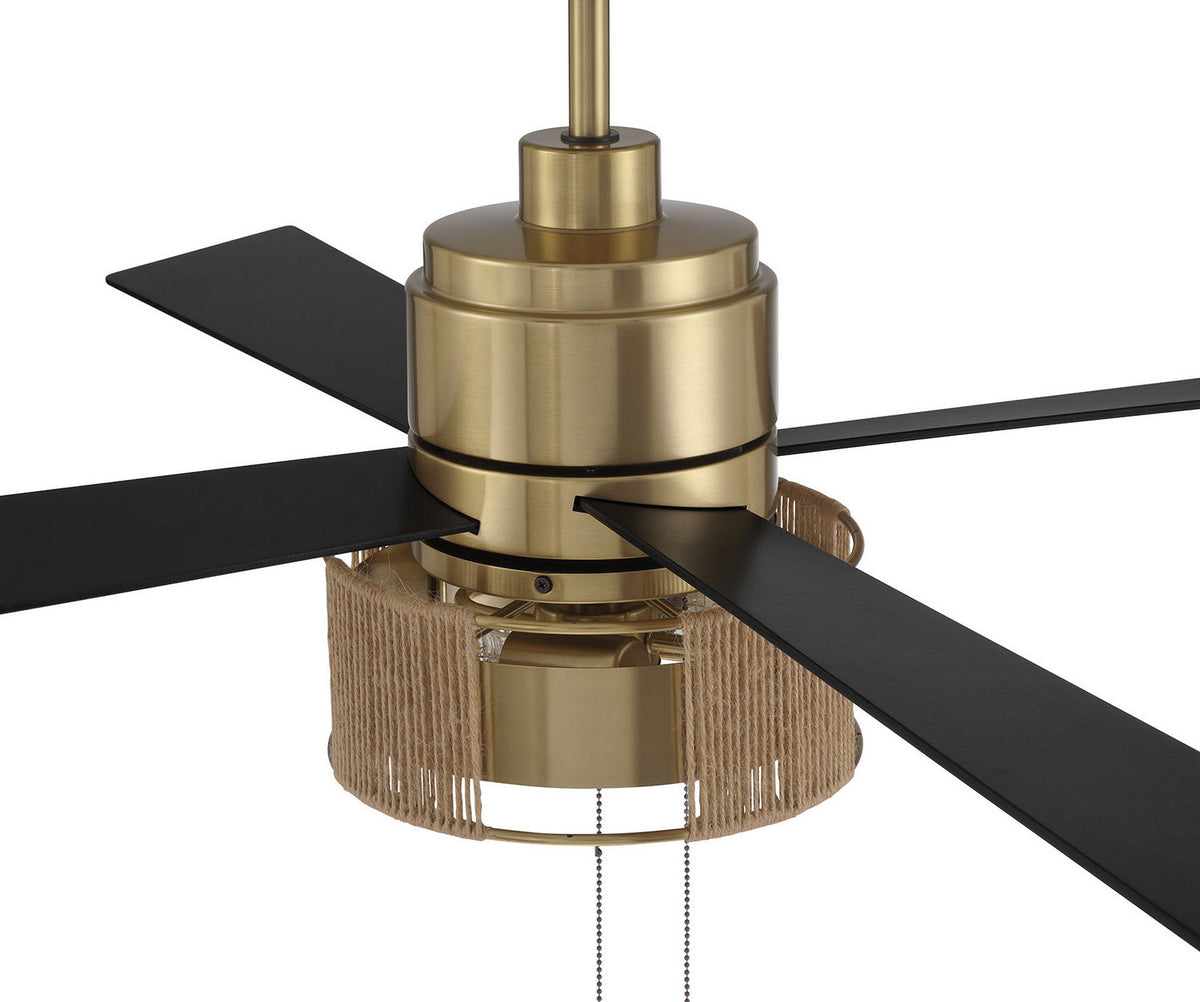 Craftmade - KNS52SB4 - 52" Ceiling Fan - Kensey - Satin Brass