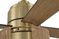 Craftmade - KNS52SB4 - 52" Ceiling Fan - Kensey - Satin Brass