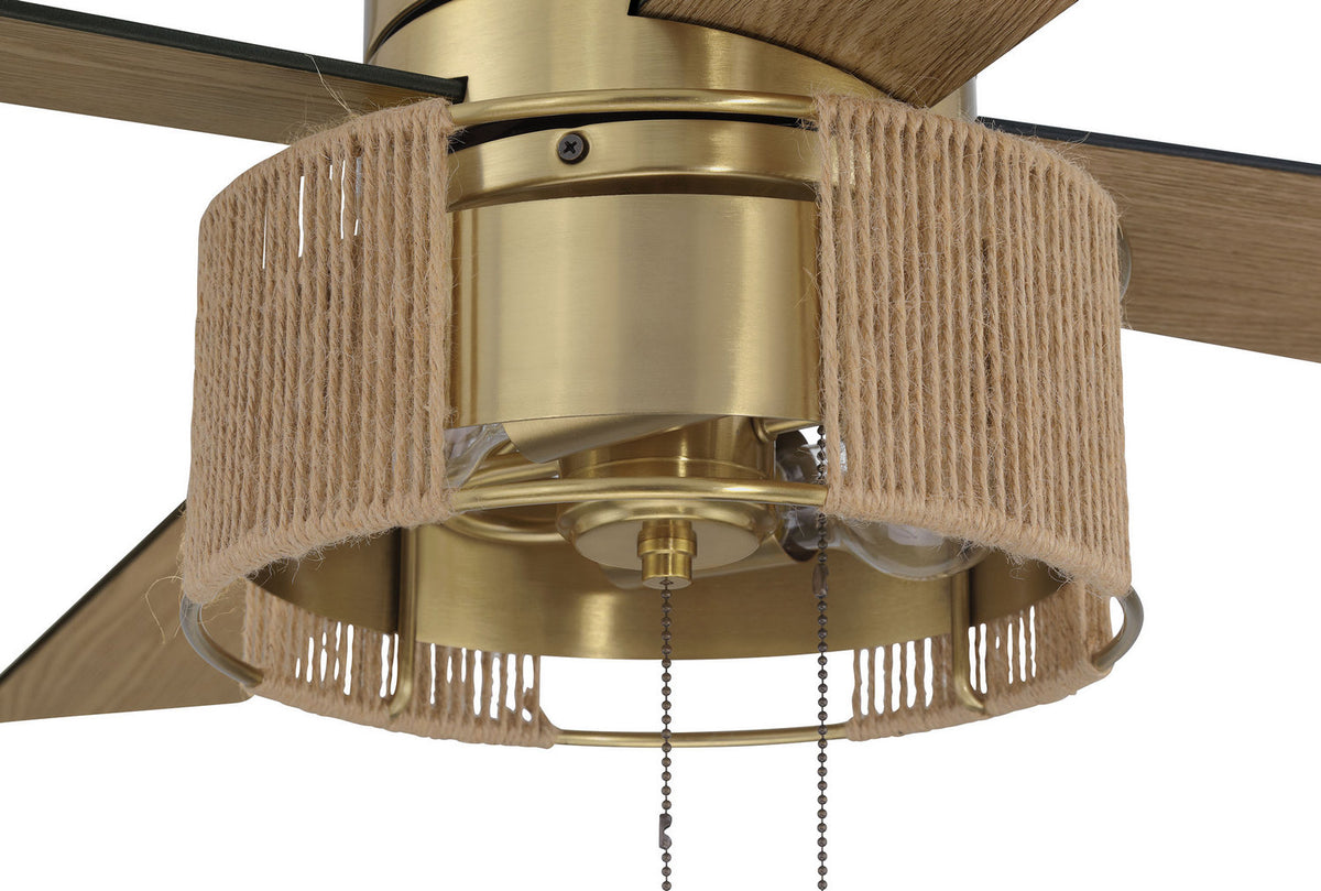 Craftmade - KNS52SB4 - 52" Ceiling Fan - Kensey - Satin Brass